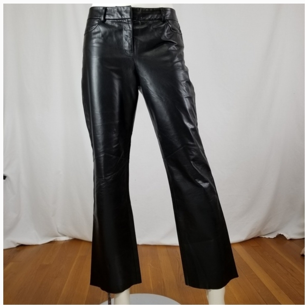EXPRESS Black leather pants